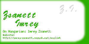 zsanett imrey business card